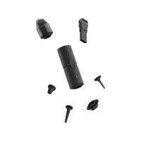 Многофункциональная капсула со сжатым воздухом HOTO compressed air capsule, чёрный, 4-в-1: пылесос, надувание, воздуходувка, вакуумная герметизация, qwcxj001 HOE0001GL