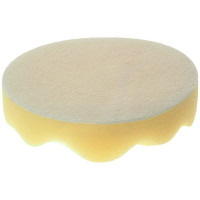 Губка самоцепляющаяся для полировки 125 мм, желтый Forsage F-PSP125W/Y(48499)