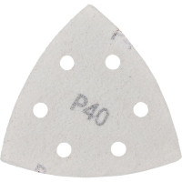 Шлифлист треугольный P40, 5 шт 1820.156800 Elitech 204327