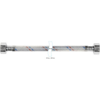 Гибкая подводка для воды ЦС нейлон, 1/2”Г х 1/2"Г L-40 см, штука ГП002016