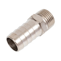 Соединитель елочка 19 мм М1/2 (елочка 19 на 1/2 нар) PI TOOLS 2530