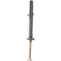 Дюбель-гвоздь грибовидный ООО "Тэмпо-Метиз" серый УС 6x60, цинк 150 шт 113101