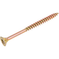 Саморез универсальный МЕТАЛЛСЕРВИС 6x80 мм, желтый цинк, 3 шт. МС 1268251