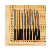 Набор надфилей Pro Legend 5x180мм, 10 штук PL4872