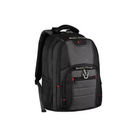 Рюкзак Wenger 16", черный/серый, полиэстер, 38х25х48 см, 25 л 600633