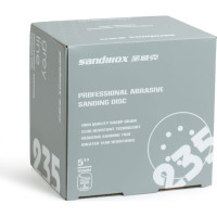 Диск шлифовальный на пленочной основе 235 Grey Zirconia Р100 (50 шт; 125 мм; 8 отверстий) SANDWOX 235.125.100.08