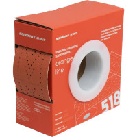 Рулон шлифовальный на бумажной основе 518 Orange Ceramic (70 мм, 12 м, Р180, 1 рулон) SANDWOX 518.070.180