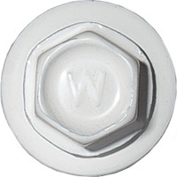 Саморез для доборных элементов HARDWEX ТМ HWX1-W-J-SP-4.8x20 мм, RAL 9016, 250 шт. 5190000001345