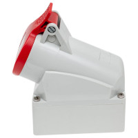 Настенная розетка INPIN 16A/400V/3P+E/IP44 CA105