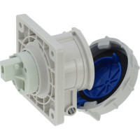 Встраиваемая розетка INPIN 16A/230V/1P+N+E/IP67, фланец 75x75 CA218