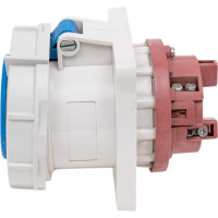 Встраиваемая розетка INPIN 63A/230V/1P+N+E/IP67, фланец 100x107 CA1264