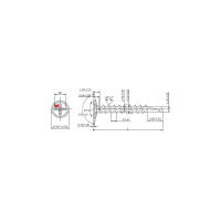 Саморез для облицовочных панелей HARDWEX ТМ HWX2-GG-P5-4.2x41 мм, Phillips №2, RUSPERT, 500 шт. 5190000000331