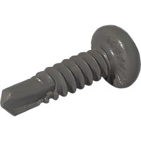 Саморез HARDWEX ТМ HWX5-GC-P6-4.8x19 мм, св.№3, Phillips №2, GREY E-COAT, 1000 шт. 5190000000737