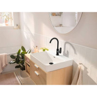 Смеситель для раковины Hansgrohe Rebris e 210, матовый черный 72536670 00000122445