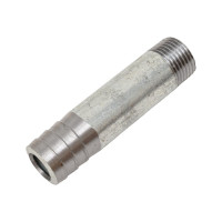 Стальной штуцер Rvc 15 оцинкованный 03117