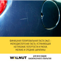 Финишная полировальная паста 40 г WALNUT WLN0010