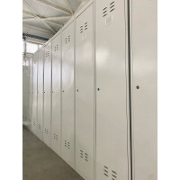 Металлический шкаф для раздевалок Церера Мебель ШР-22 L800, 2 секции, 1850x800x500 мм УТ000001648