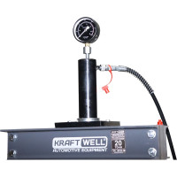 Пресс KraftWell 20 т, с ручным и ножным приводом, серый, гидравлический KRWPR20FN