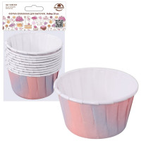 Бумажная форма для выпечки МУЛЬТИДОМ 10 шт., 5x4 см VL80-523