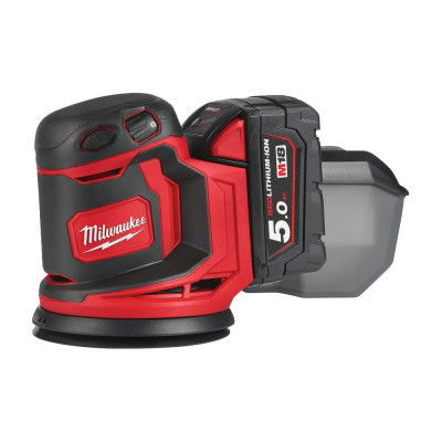 Milwaukee Акк. эксцентриковая шлифмашина M18 BOS125-502B Li-Ion5Ач 4933464229