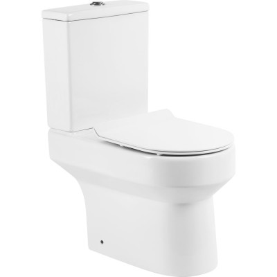 Безободковый унитаз компакт BelBagno NORMA BB339CPR/BB2111SC