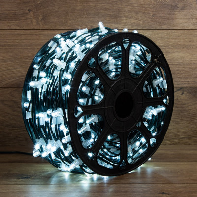 Гирлянда Neon-Night Клип лайт 12В, 100м, шаг 150 мм, 665LED белые 325-125