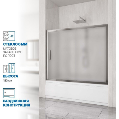 Шторка на ванну GuteWetter gwmpkb019p2 4698031943500