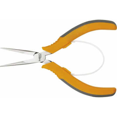 Удлиненные прямые прецизионные плоскогубцы NEO Tools 130 мм 01-102