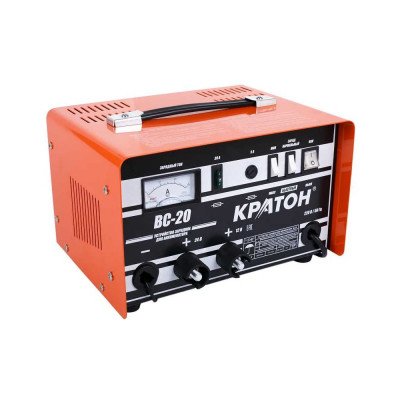 Зарядное устройство для аккумулятора BC-20 220В, 290/520W, 12/24V Кратон 3 06 01 005