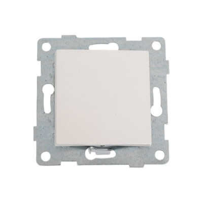 Механизм проходного переключателя GUSI ELECTRIC 1 клавиша, СУ, 10А, 250В, жемчуг С11В4-028