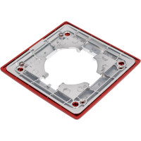 Рамка GUSI ELECTRIC 1-местная, цинк, цвет тёмно-красный С1010-039