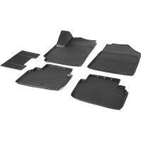 Коврики в салон автомобиля Rival для Kia Seltos 2020-н.в., полиуретан, без крепежа, 5 шт. 12810001