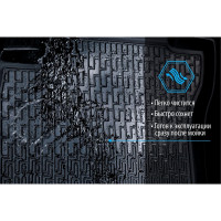 Коврики салона Rival для Renault Scenic 2006-2010, 3 шт. 14708002