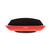 Вращающаяся настольная подставка BERLINGO Supertwist черный/красный MOn_00101