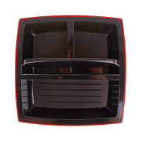 Вращающаяся настольная подставка BERLINGO Supertwist черный/красный MOn_00101