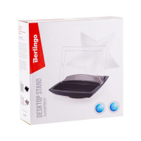 Вращающаяся настольная подставка BERLINGO Supertwist черный/красный MOn_00101