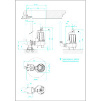 Погружной фекальный насос Dreno Pompe COMPATTA 22 T 2000022