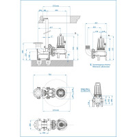 Погружной канализационный насос Dreno Pompe DNB 80-2/220 T 2001544