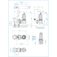 Погружной канализационный насос Dreno Pompe DNB 65-2/150 T 2001520