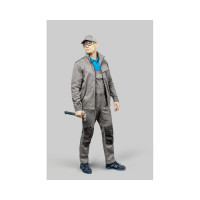 Рабочая куртка HOEGERT TECHNIK KALMIT, светло-серый, р.M/50 HT5K803-1-M