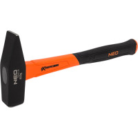Столярный молоток NEO Tools 800 г, рукоятка из стекловолокна 25-146