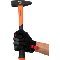 Столярный молоток NEO Tools 800 г, рукоятка из стекловолокна 25-146