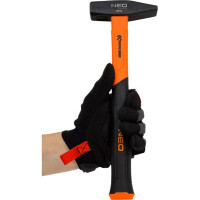 Столярный молоток NEO Tools 500 г, рукоятка из стекловолокна 25-145