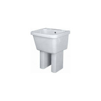 Хозяйственная раковина HATRIA без отверстий для смесителя Y1VD01