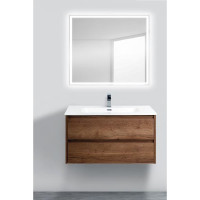 Подвесная база под раковину BelBagno KRAFT-900-2C-SO-RT Rovere Tabacco