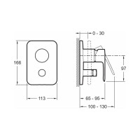 Душевой комплект Jacob Delafon E30759-CP 00000084162