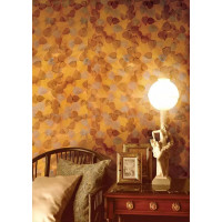 Натуральные обои Cosca Decor Листья Прима Дорадо, 5.5x0.91 м СПБ003105