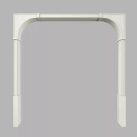 Набор для увеличения ширины арок Cosca decor мелинга белая, ламинированный МДФ СПБ101322