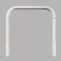 Набор для увеличения ширины арок Cosca decor мелинга белая, ламинированный МДФ СПБ101322