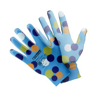 Перчатки для садовых работ Fiberon PR-PU055 полиэстер, полиуретановое покрытие, разноцветные, микс цветов - 3, Fiberon, 8(М) 122539